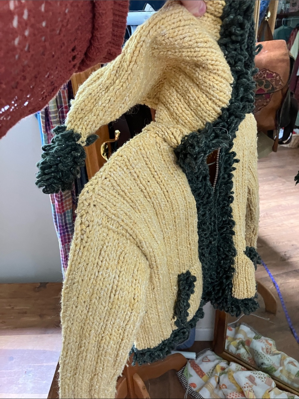 100% Wool kids elf sweater
